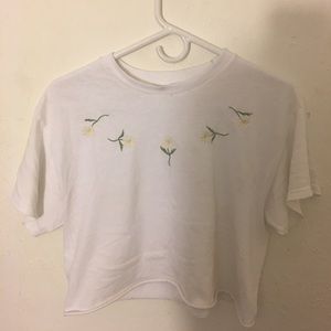 A Brandy Melville or J. Galt white tee